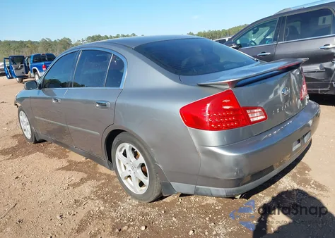 2004 Infiniti G35 from USA, damaged, VIN JNKCV51E04M609026
